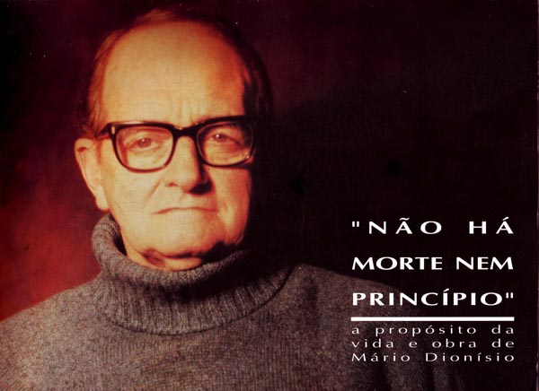 Capa Catálogo Exposição Mário Dionísio - "Não há morte nem princípio"